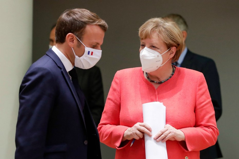 Emmanuel Macron und Angela Merkel