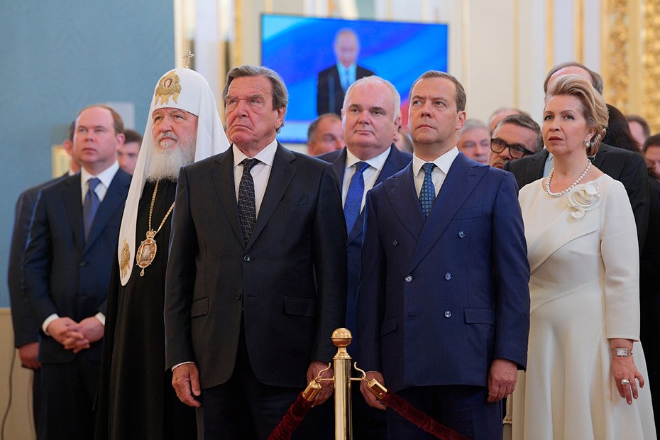 Mit Gerhard Schröder wird nicht nur der Gaslobbyist, sondern ebenso der Typ des Realpolitikers von Putin hofiert