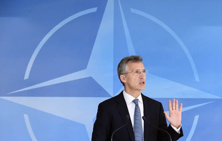 NATO-Generalsekretär Jens Stoltenberg spricht von der „russischen Aggression“