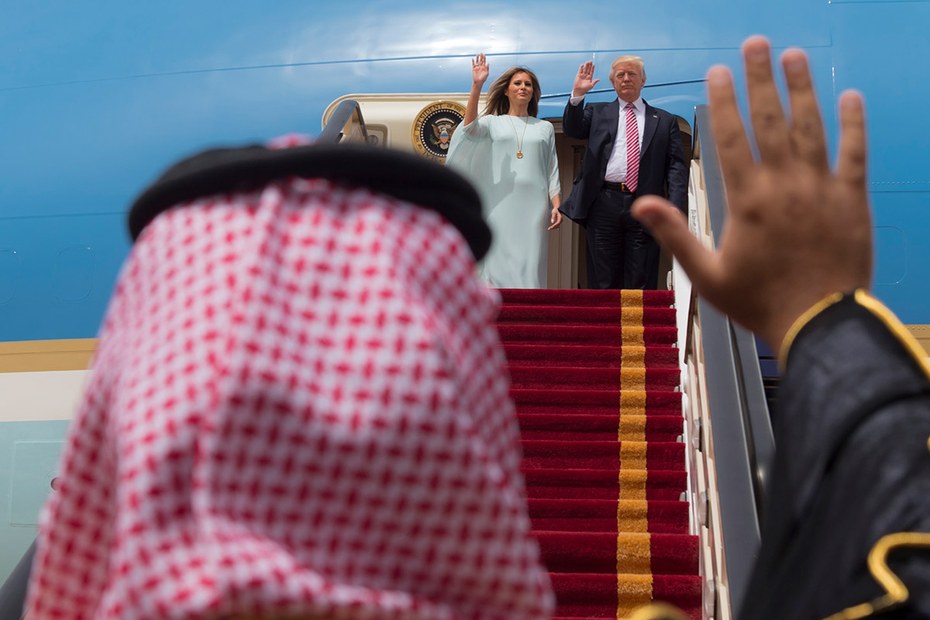 Empfang für die Trumps in Riad