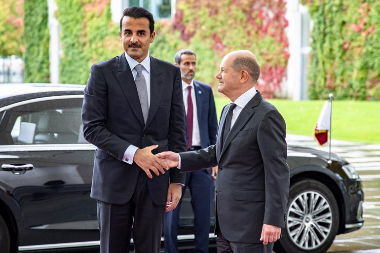 Israel: Was der Gast aus Katar im Kanzleramt über Deutschlands Staatsräson verrät