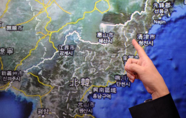 Dort ist es passiert, sagt der Finger des taiwanesischen Seismologen