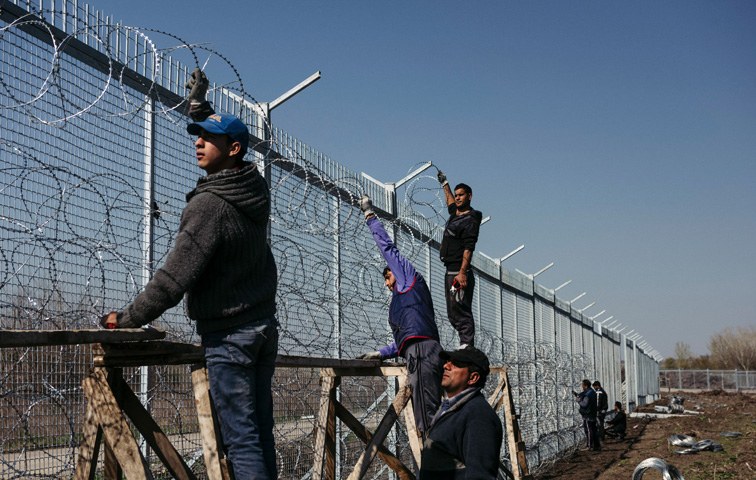 Ausbau der Grenzbefestigungen zwischen Griechenland und Bulgarien