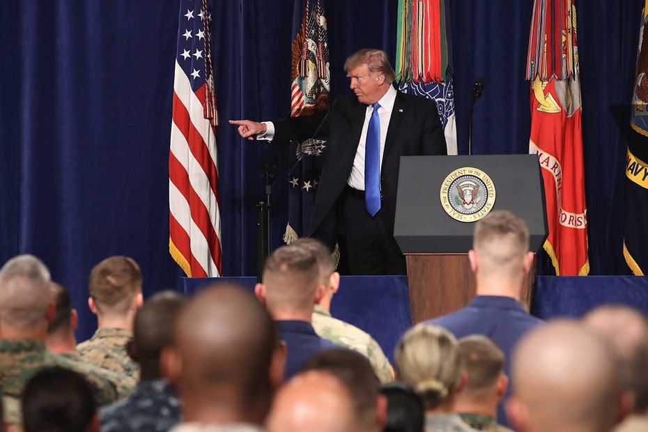 Donald Trump schickt zusätzlich 30.000 Soldaten nach Afghanistan