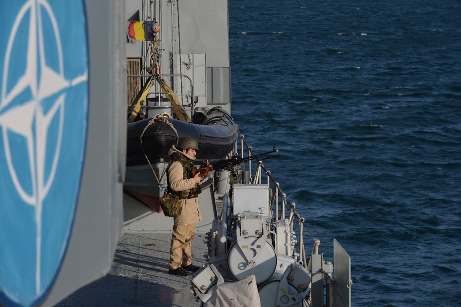 Auch in den vergangenen Jahren (hier ein Bild von 2015) waren NATO-Schiffe im Schwarzen Meer unterwegs. Damals herrschte allerdings noch keine Funkstille zwischen NATO und Russland