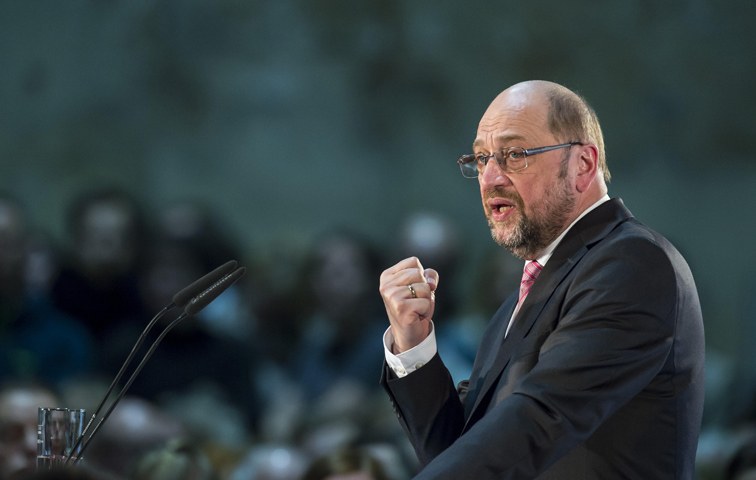 Schulz trifft Koalitionsaussage