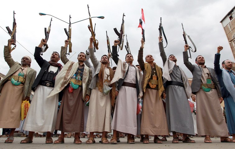 Huthi-Milizionäre in Sanaa geben sich siegesgewiss