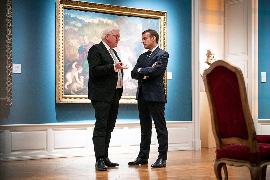 Bundespräsident Steinmeier ist erster Kronzeuge für Macrons Erinnerungsfuror