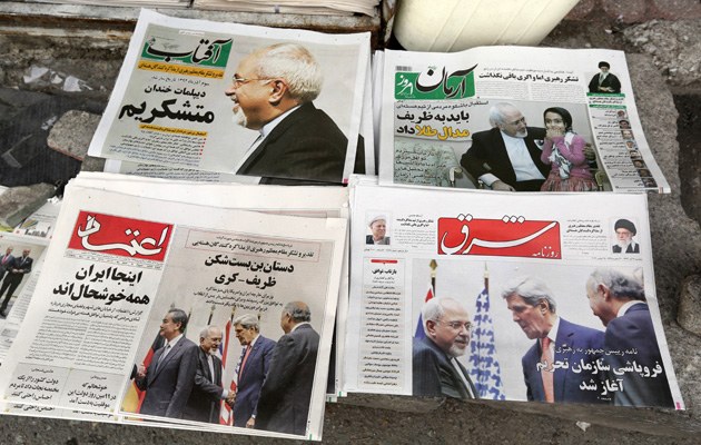Für den Aufmacher bei iranischen Sonntagszeitungen war gesorgt 