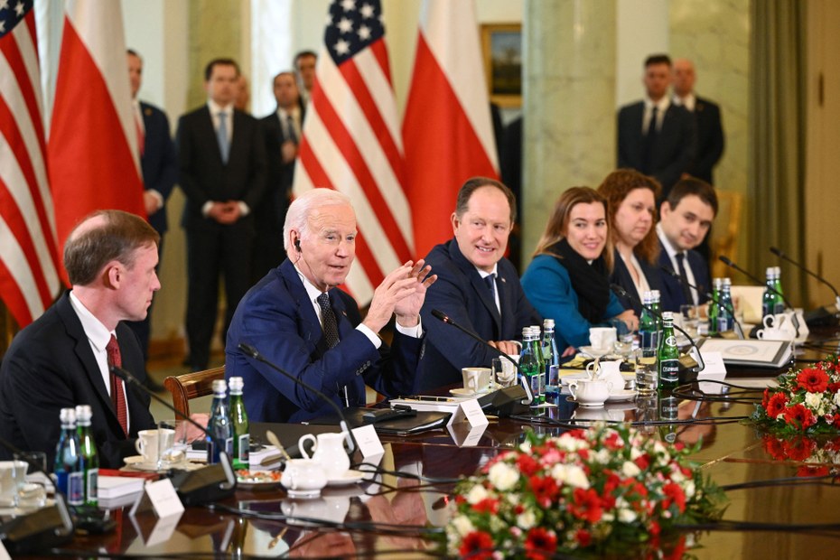 US-Präsident Joe Biden in Warschau