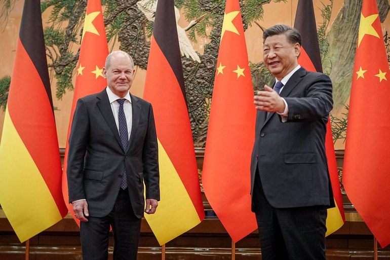 Xi Jinping lässt Deutschland nicht die Spannungen mit dem Westen spüren