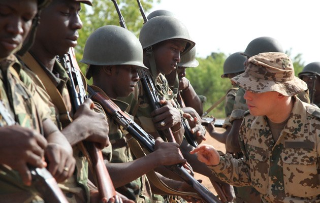 In Mali ist die Bundeswehr seit knapp einem Jahr ausbildend tätig 