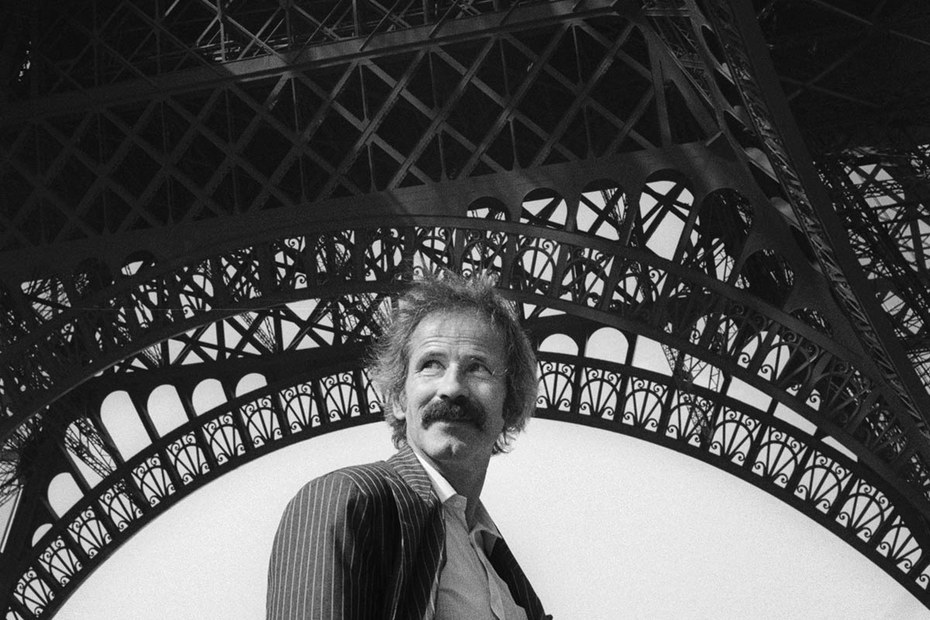 Lothar Baier unterm Eiffelturm, 1989