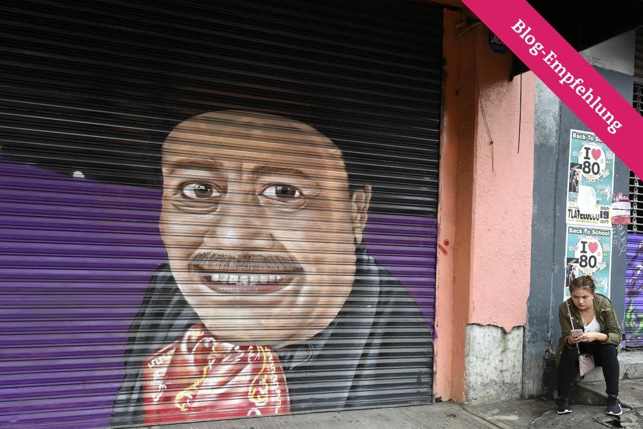 Ein Mariachi-Mural in Mexiko-Stadt