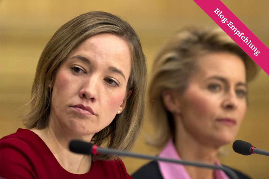 Zwei CDU-Wackelkandidatinnen für die Quoten-Abstimmung am Donnerstag: Kristina Schröder und Ursula von der Leyen