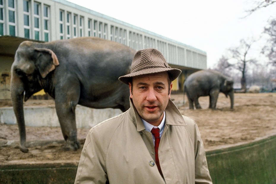 Manfred Krug im Berliner Zoo, 1985