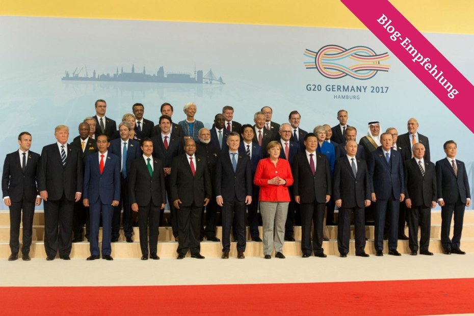 Gruppenbild mit Dame: Die Staats- und Regierungschefs mit ihrer Gastgeberin Angela Merkel