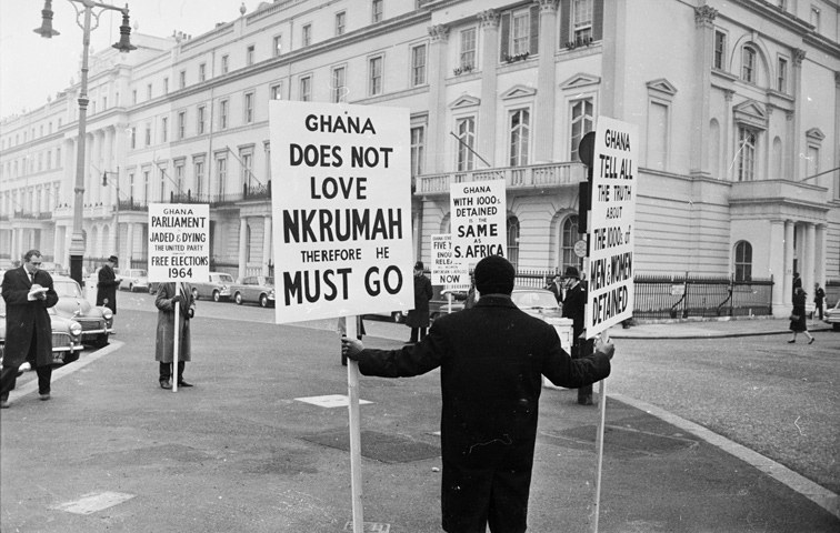 Enttäuschung über Kwame Nkrumah, den ersten Präsidenten des unabhängigen Ghana