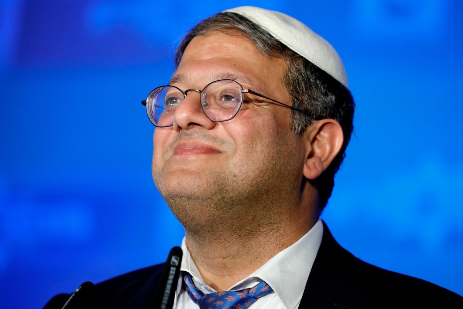 Itamar Ben-Gvir von der rechtsextremen Partei Jüdischen Stärke (Otzma Yehudit)
