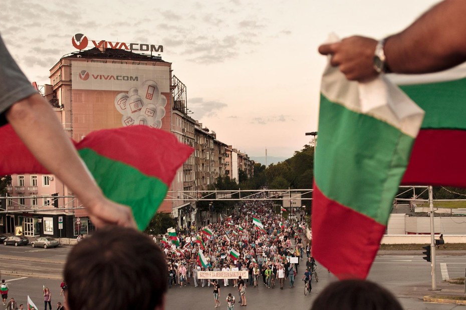 Protest: Seit Längerem demonstrieren die Menschen in Bulgarien gegen die Regierung