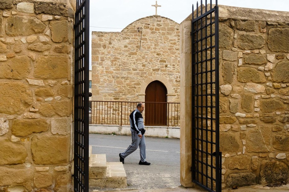 Pufferzone: Die Kirche von Pyla – hier leben bis heute griechische und türkische Zyprer friedlich zusammen