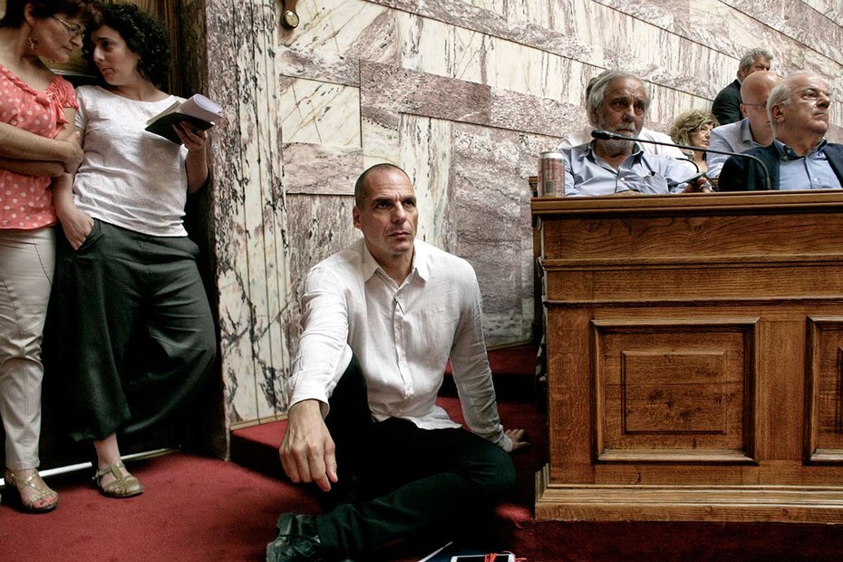 Yanis Varoufakis und seine „rechte Hand“