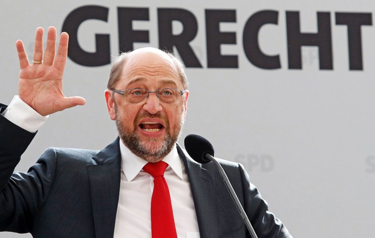 Wird als Bedrohung wahrgenommen: Gerechtigkeit (Im Vordergrund: Martin Schulz)