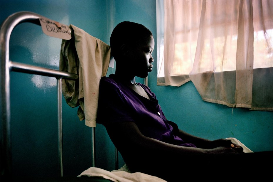 Dieses 13-jähriges Kind floh 2004 in Uganda aus der Kriegsgefangenschaft