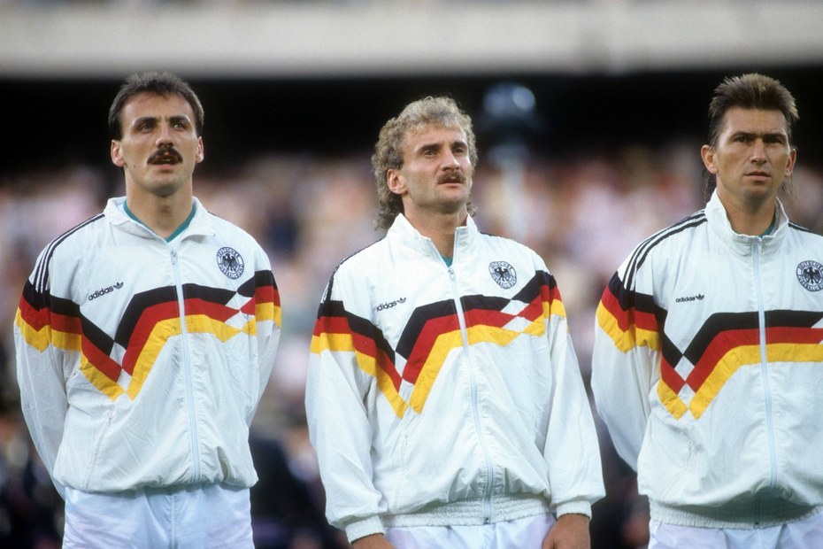 Auch bei der Fußball-WM 1990 groovte die Hymne der BRD nur in sehr begrenztem Maße