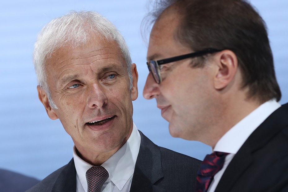Best Friends Forever: Matthias Müller, Vorstandsvorsitzender von VW, und Alexander Dobrindt