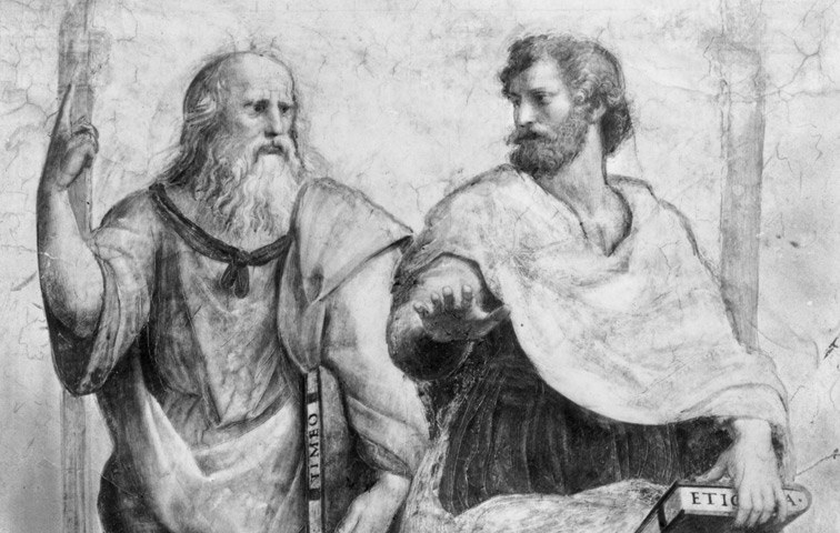 Plato (links) und Aristoteles: So stellt man sich Philosophen vor!