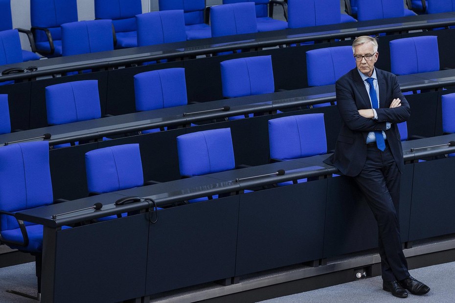 Bald nicht mehr als Fraktionsvorsitzender der Linken: Dietmar Bartsch im Bundestag