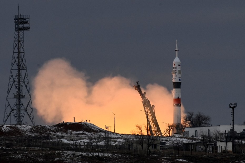 Der von Russland gepachtete Kosmodrom in Baikonur. Von hier starteten zuletzt alle bemannten ISS-Missionen. Russland ist für den Antrieb der ISS verantwortlich