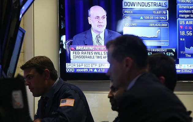 Ben Bernanke lässt erst mal den Fuß auf der Zinsbremse