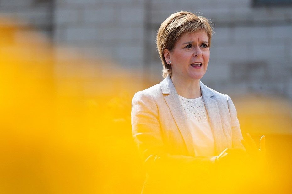 Die schottische Premierministerin Nicola Sturgeon