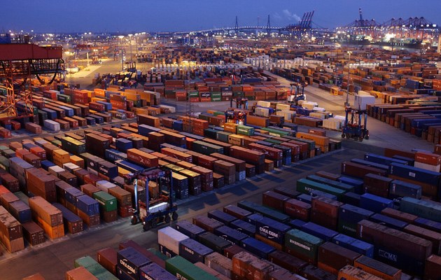 Umschlagplatz für den Welthandel: der Hamburger Hafen