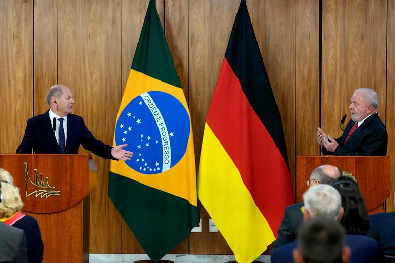 Olaf Scholz in Brasilien: Präsident Lula will keine Waffen an die Ukraine liefern