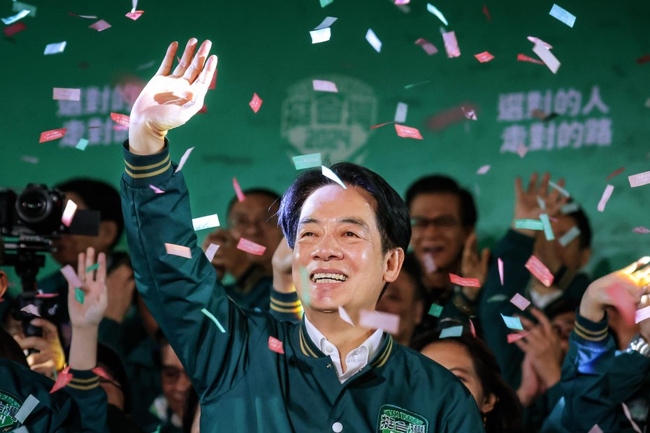 Lai Ching-te wird neuer Präsident Taiwans