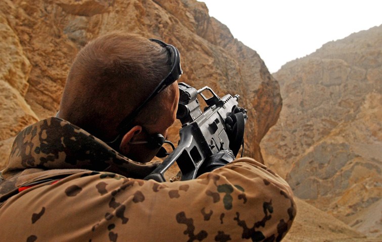 Die Waffe im Einsatz in Afghanistan