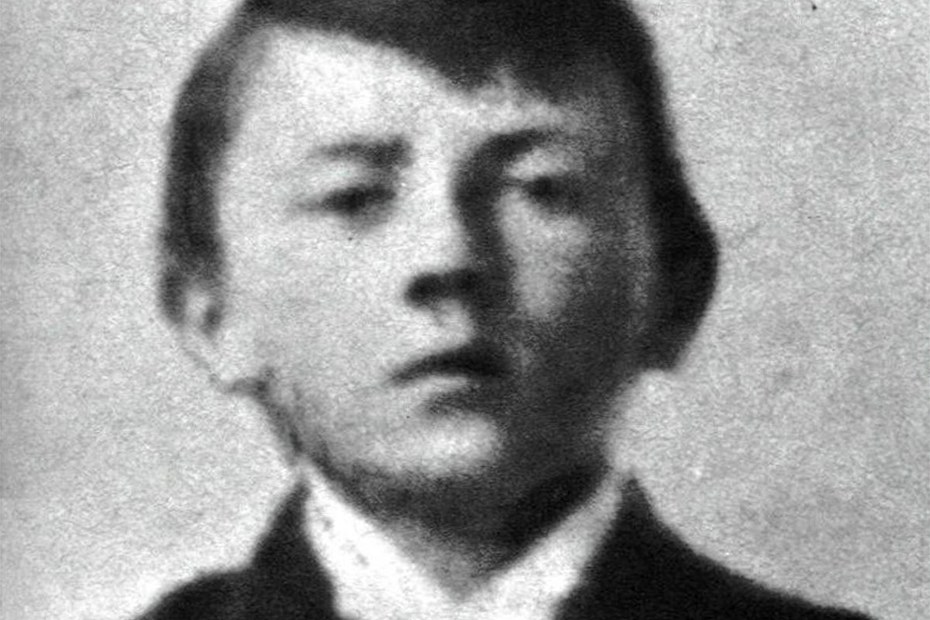 Adolf Hitler mit etwa 10 Jahren im Jahr 1899