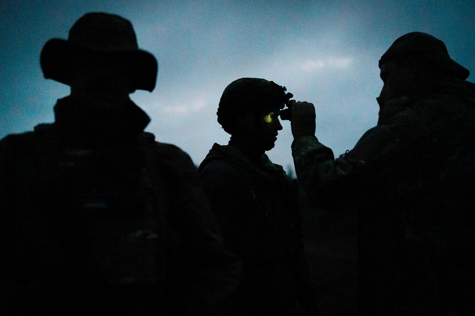 Das Ziel klar im Blick: ukrainische Soldaten bei einem Training im Norden des Landes, 11. September 2022
