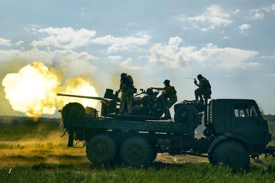 Ukrainische Truppen kämpfen in Bachmut gegen russische Einheiten