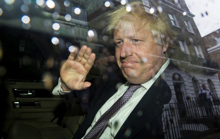 Macht sich aus dem Staub: Boris Johnson