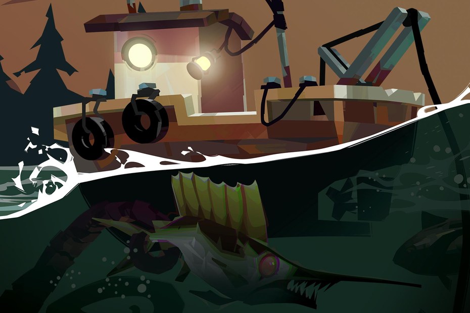 In „Dredge“ dem Angel-Game des Entwicklers Salt Lake Games kann „Schiff fahren“ ziemlich düster werden
