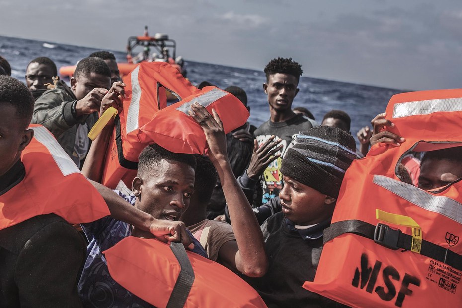Die gefährliche Überquerung des Mittelmeers dauert oft viele Tage