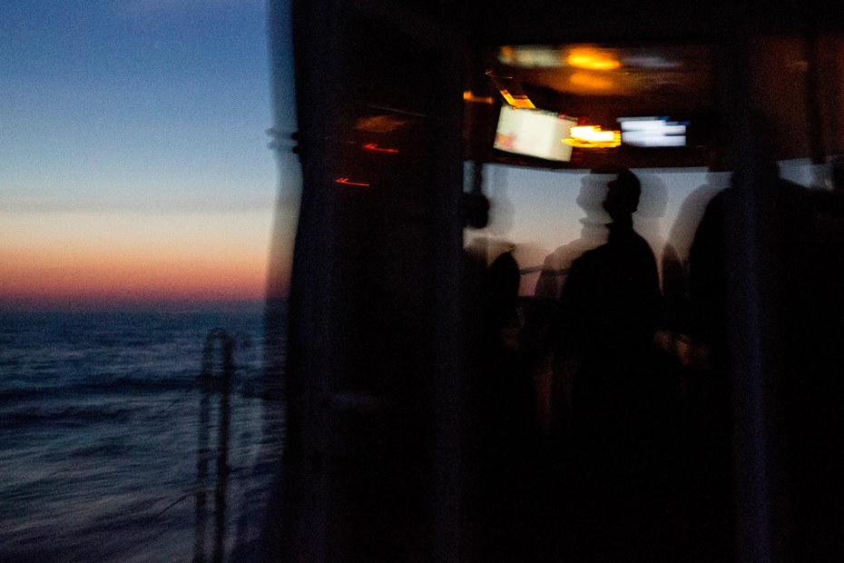 Ägäis: Frontex-Crew auf der Suche nach Schleppern
