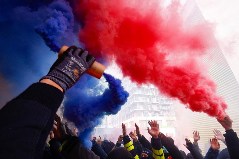 Rentenprotest in Frankreich kann zum Ausnahmezustand führen