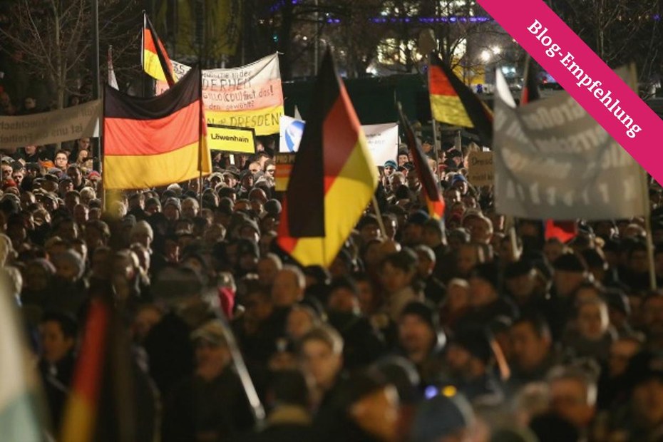 Besorgniserregend: Pegida am Montag in Dresden