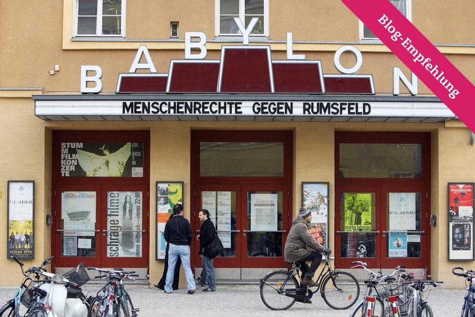 Das Berliner Babylon Kino, ein Spielort der AG Dok