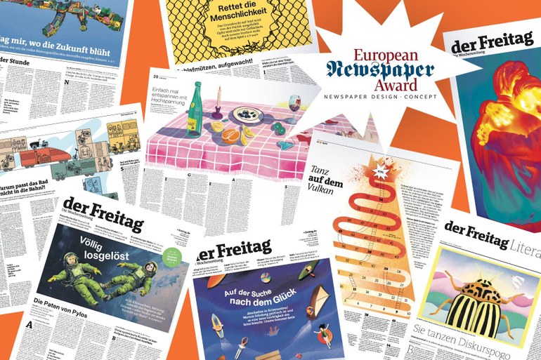 Der Freitag ist European Newspaper of the Year!